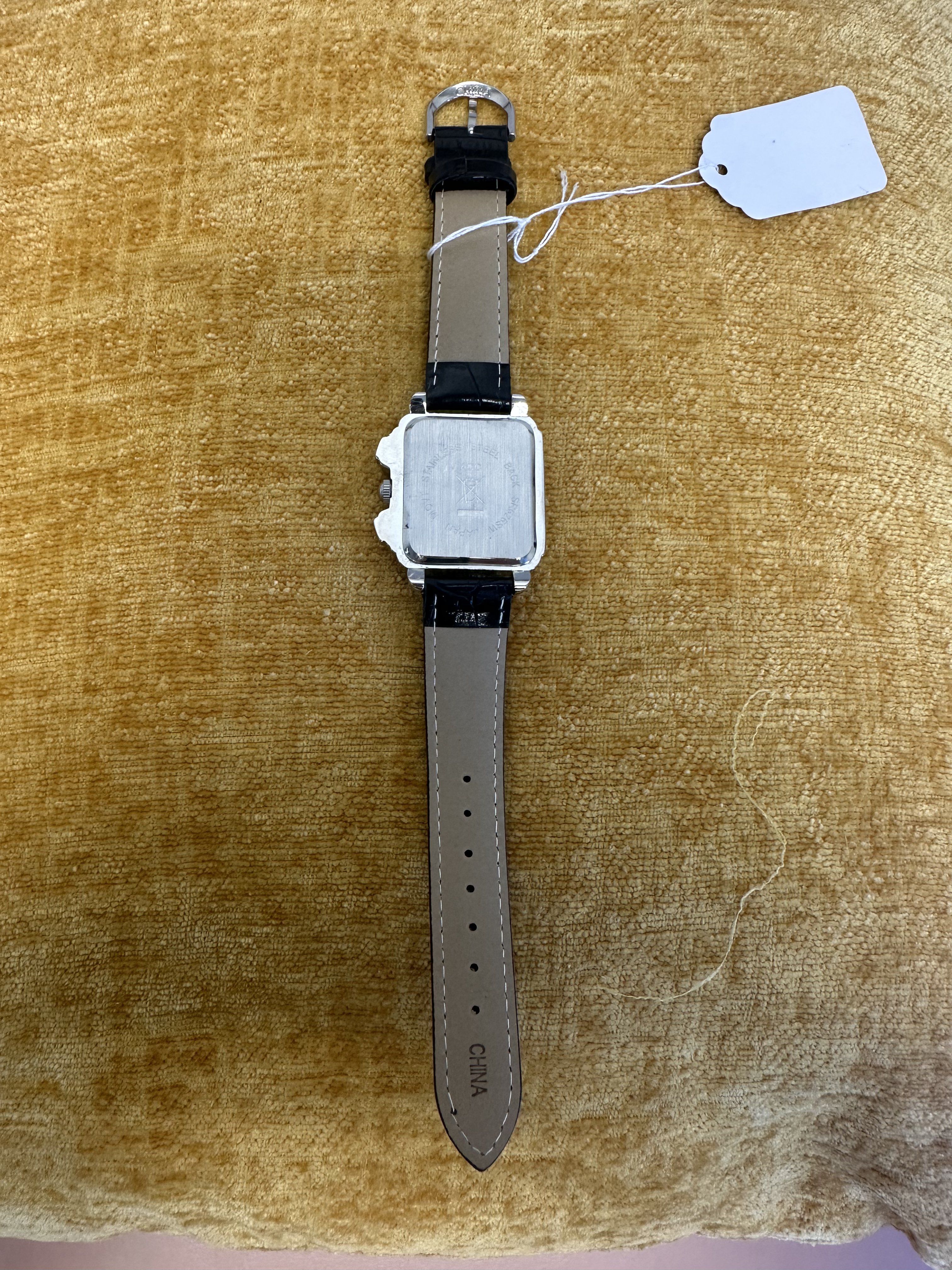 Unbranded Gem-Set Square Watch - angle 2