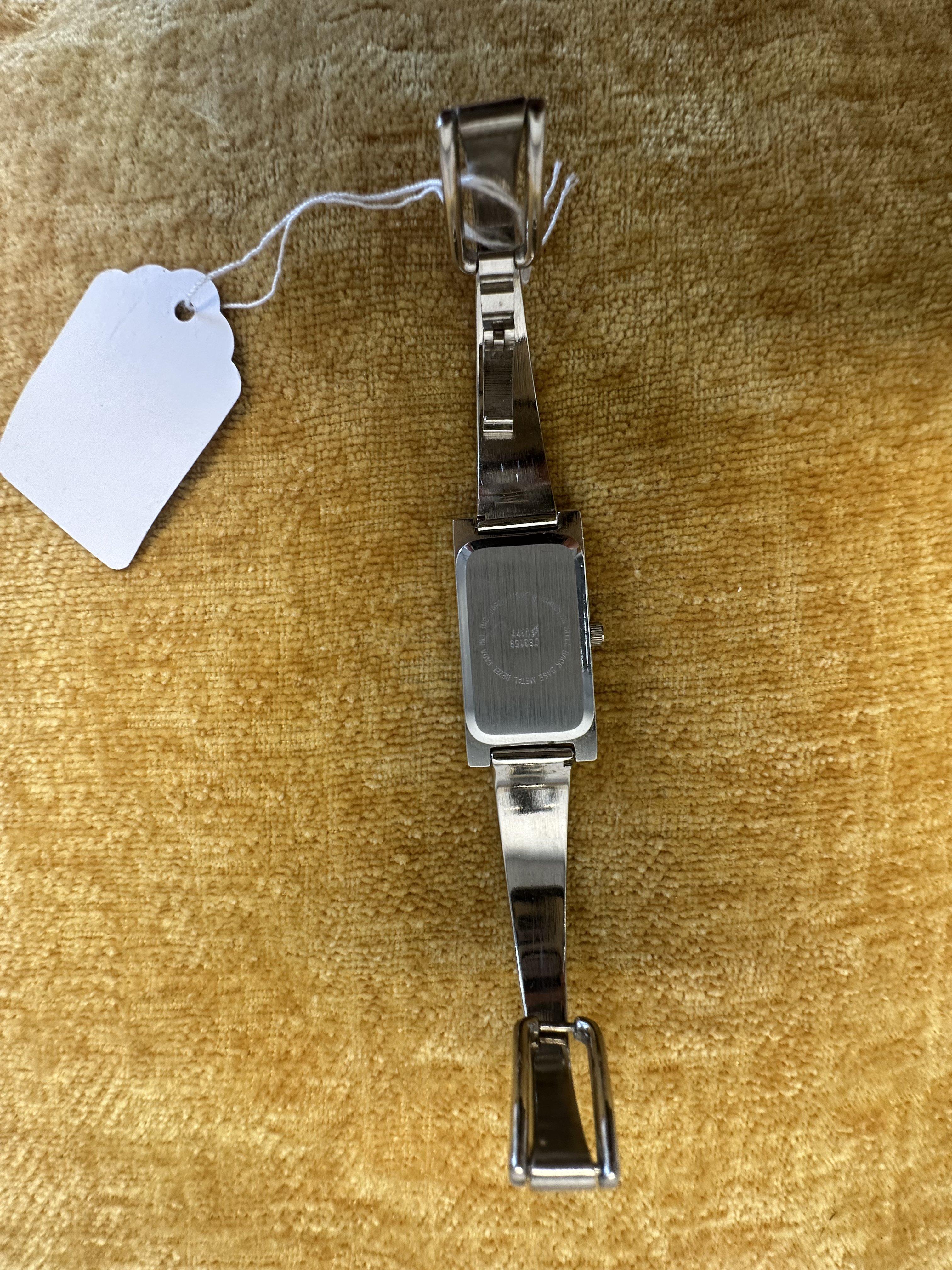 Devon Smith Rectangular Tank-Style Bracelet Watch - angle 2