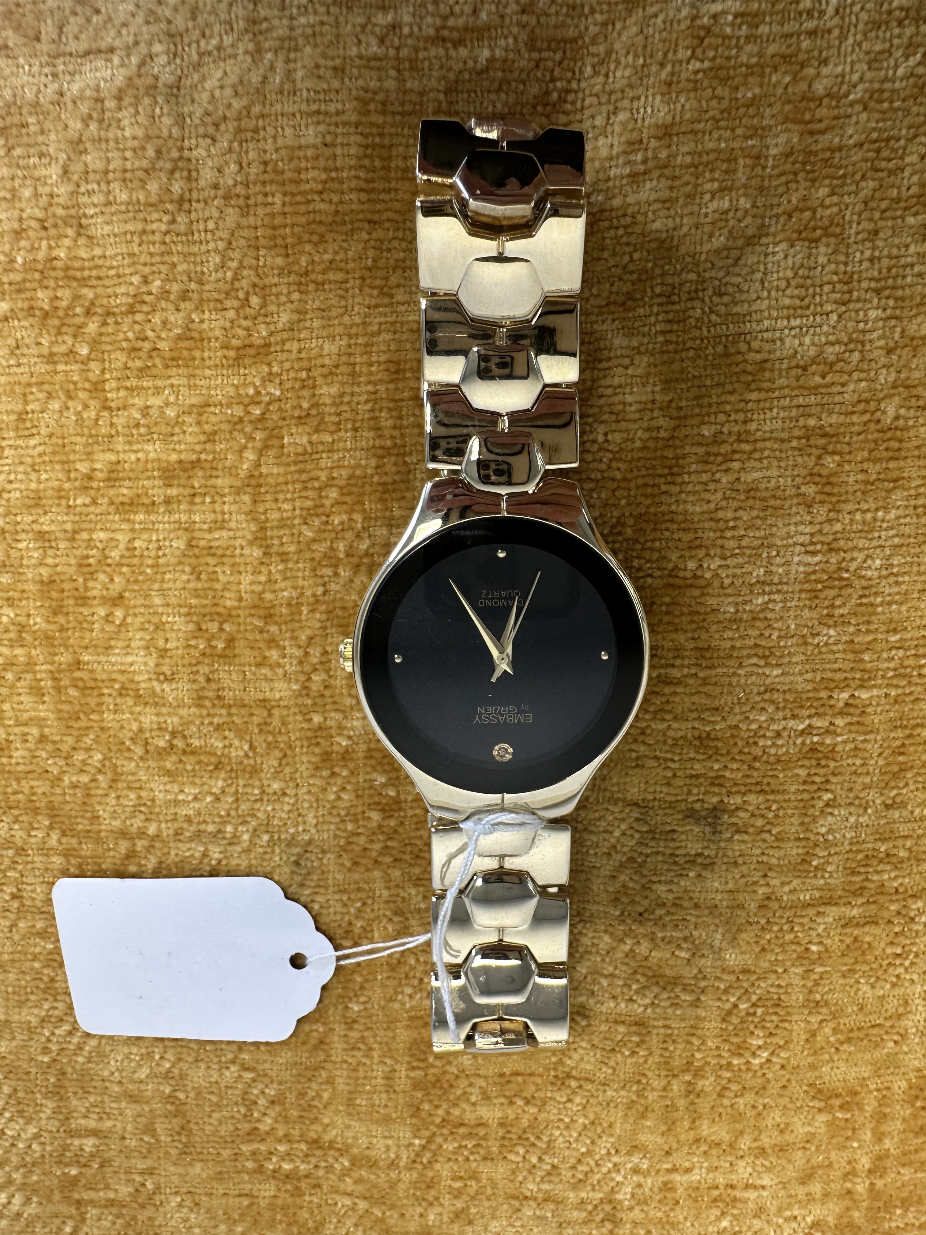 Embassy by Gruen Gold-tone Dress Watch - angle 1