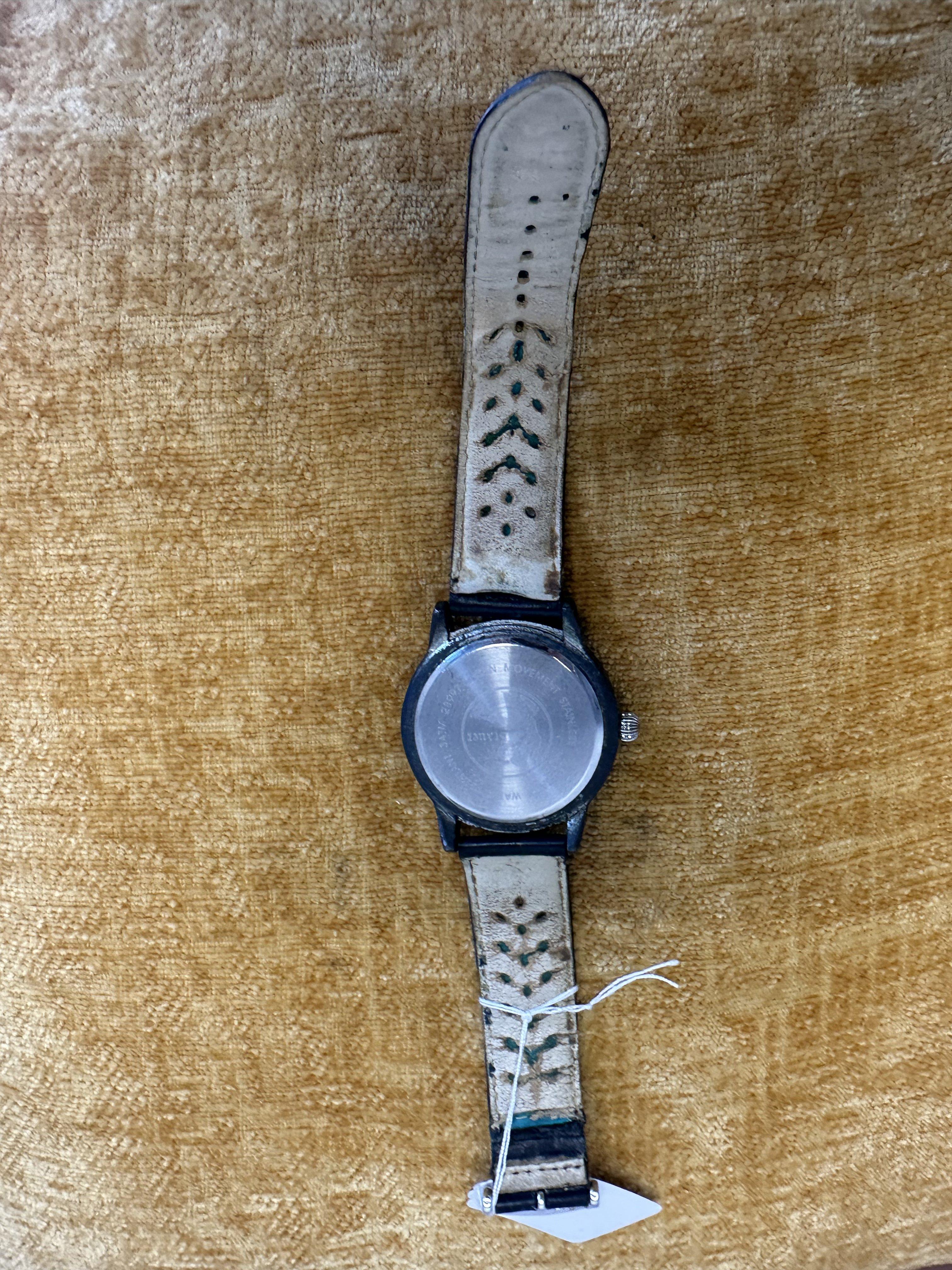 Stauer Roman Numeral Field Watch - angle 2