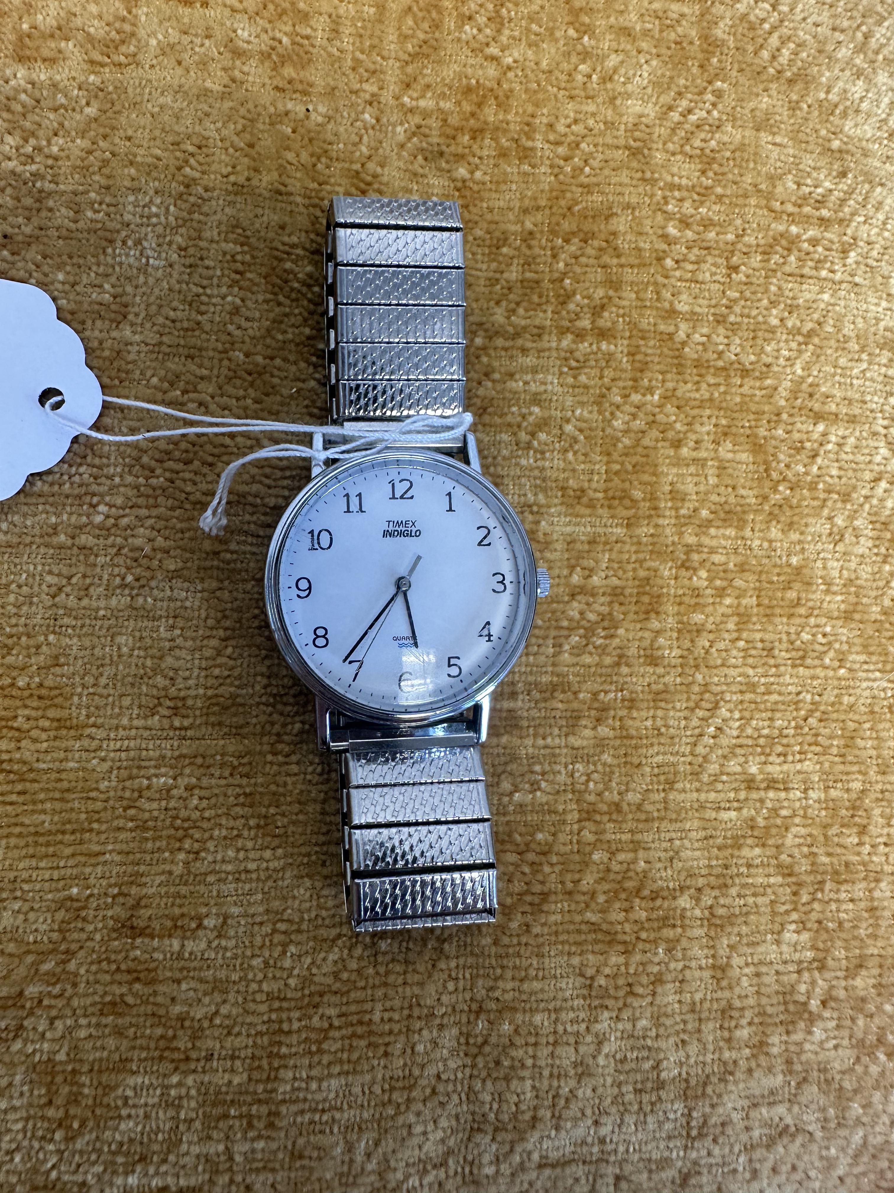 Timex Indiglo Dress Watch - angle 1