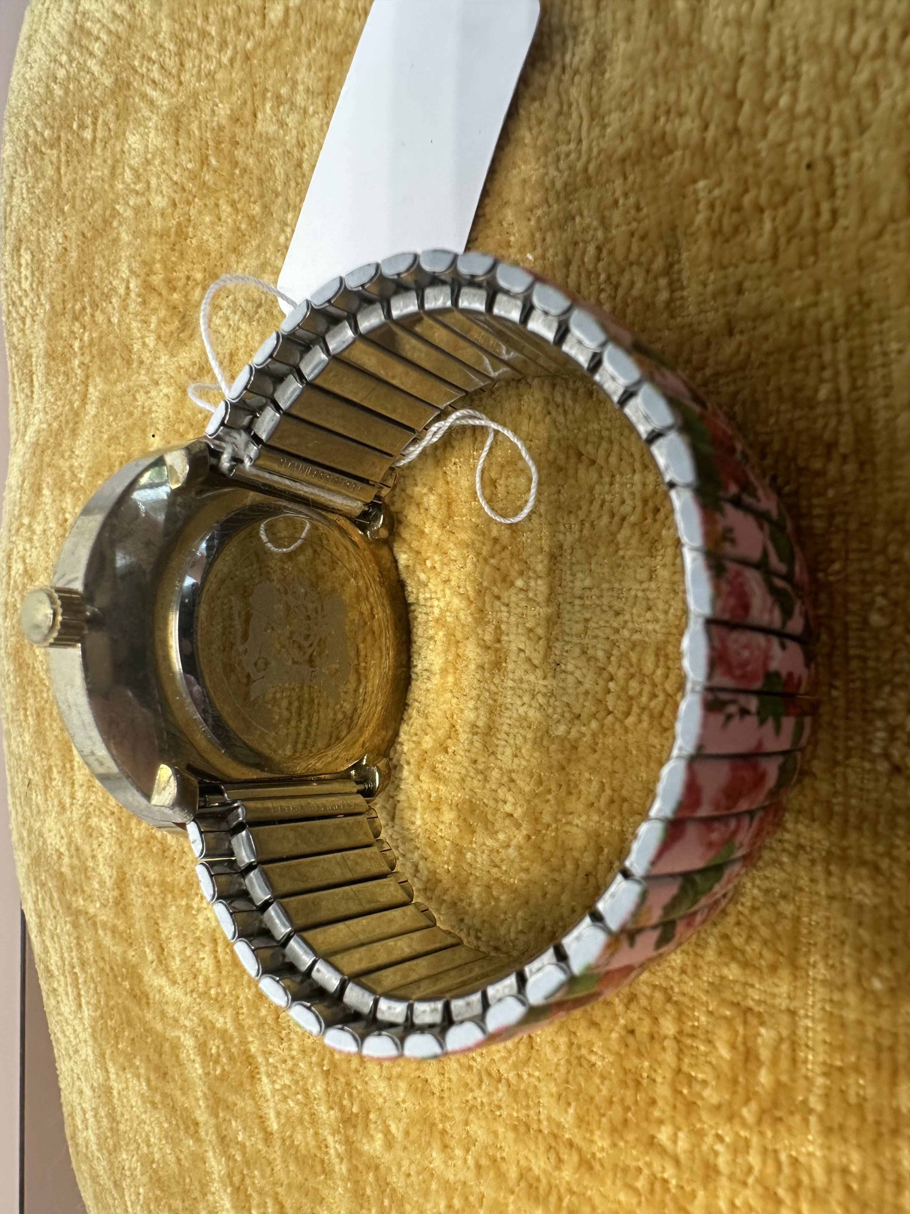 Varsales Floral Bangle Watch - angle 2