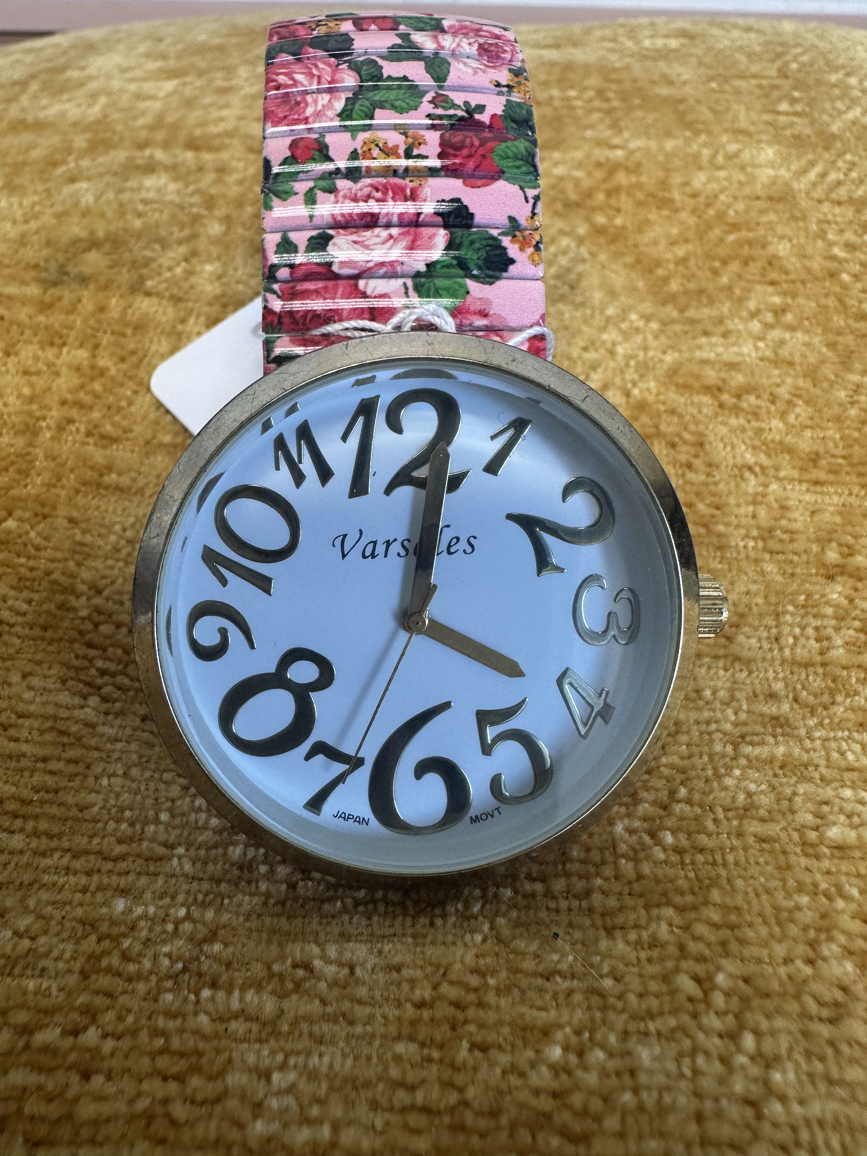 Varsales Floral Bangle Watch - angle 1