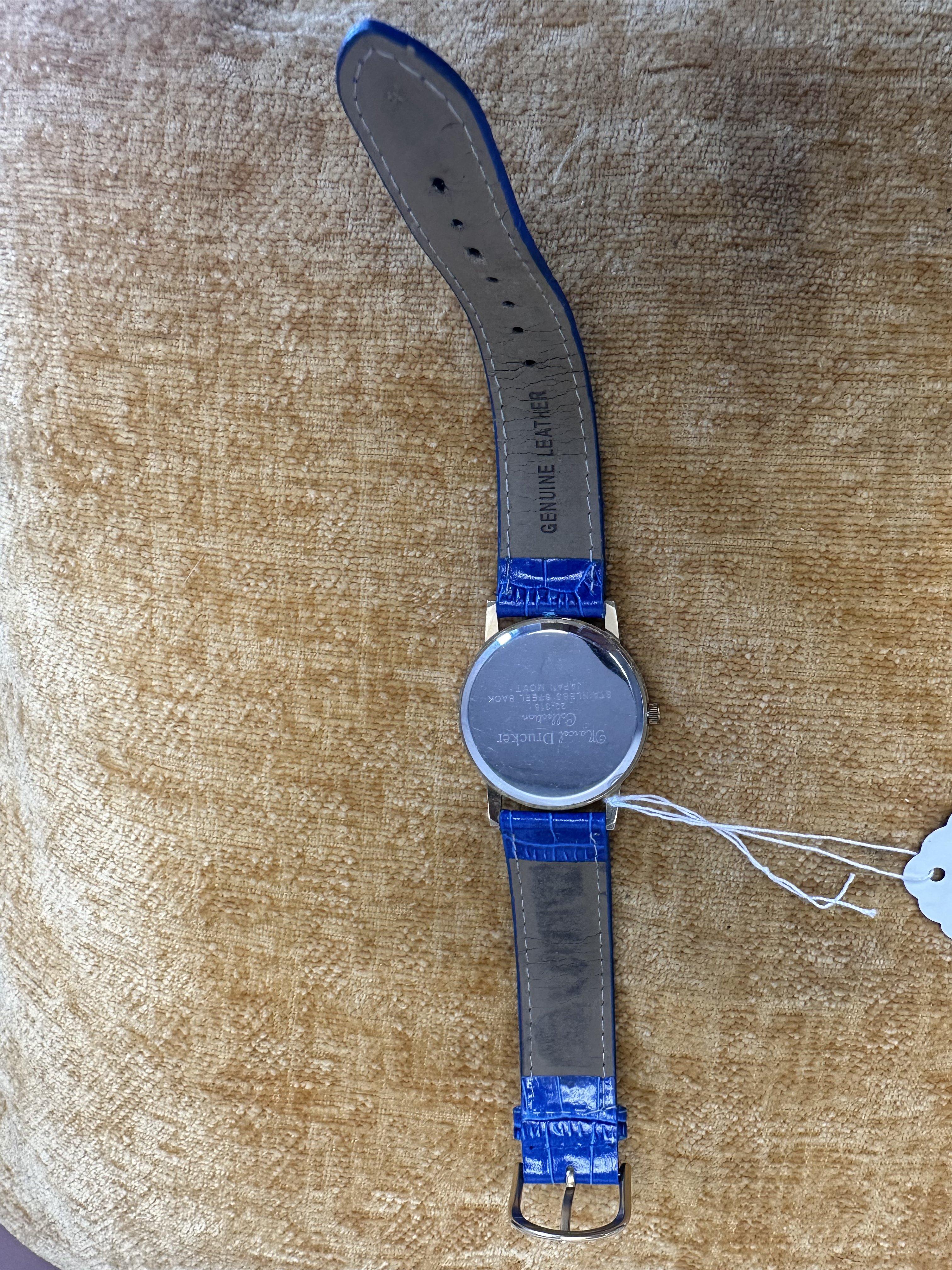 Maud Drucker Floral Dial Dress Watch - angle 2