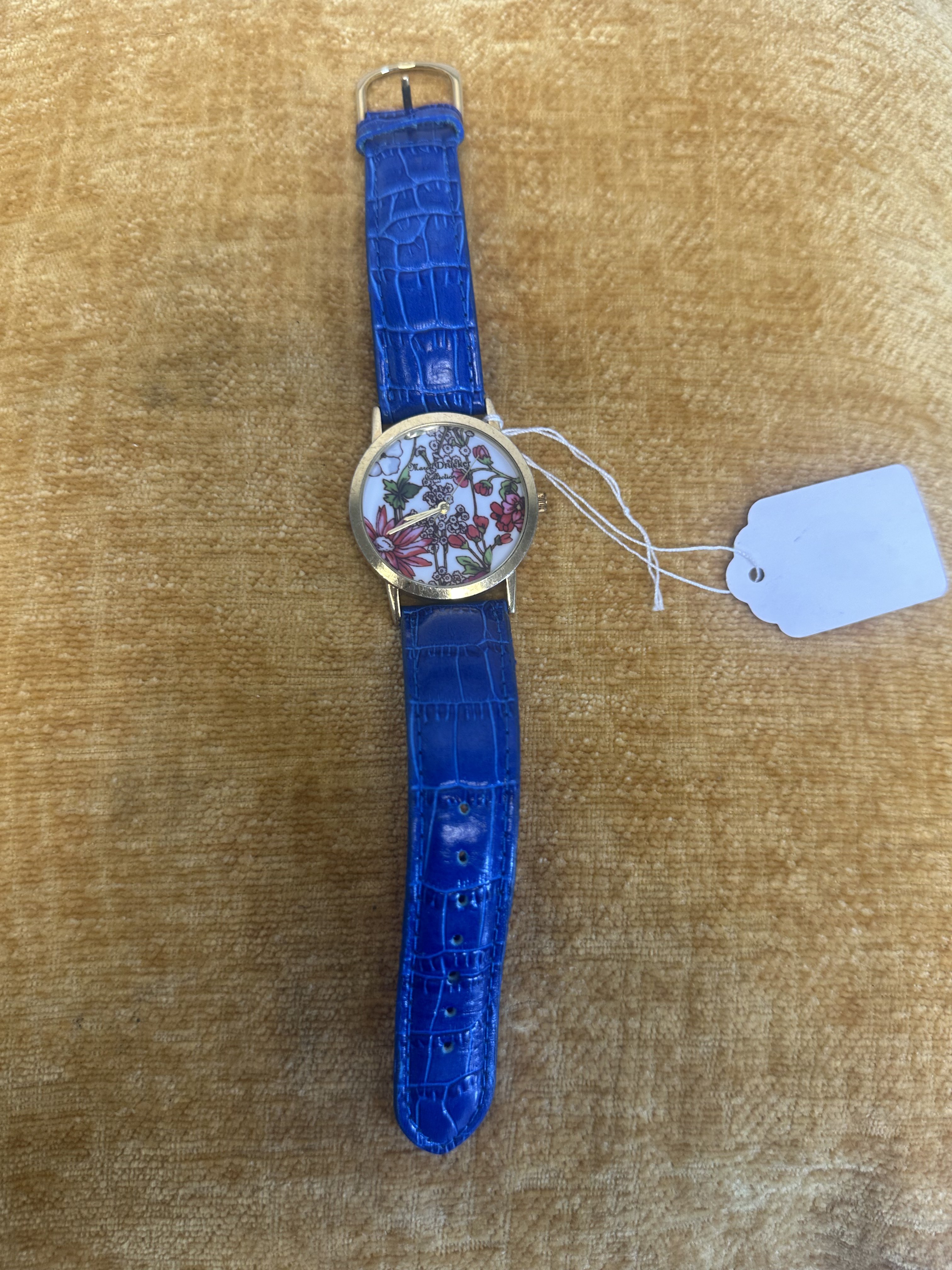 Maud Drucker Floral Dial Dress Watch - angle 1
