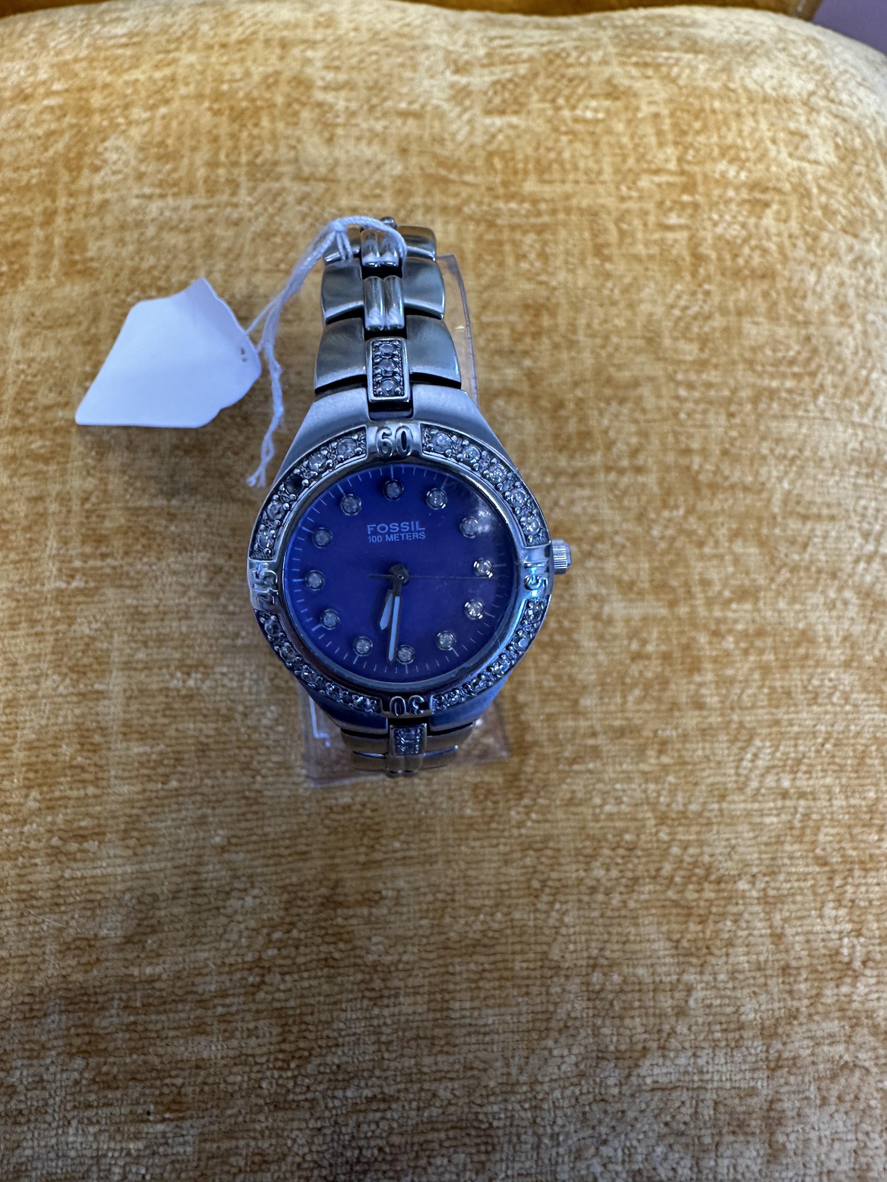 Fossil Ladies' Sport Diver-Style with Stone Bezel - angle 1