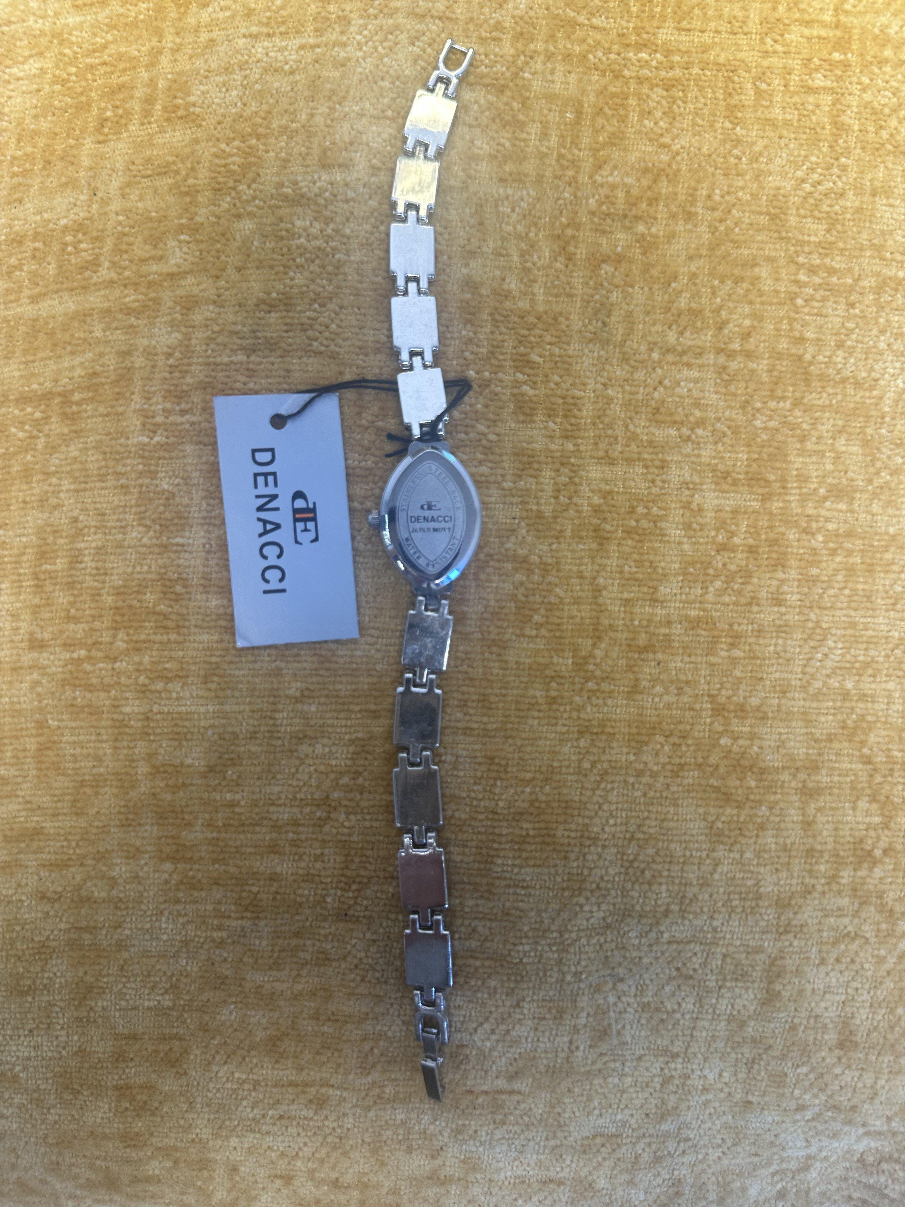 Denacci Ladies' Oval Pink Dial Bracelet - angle 2