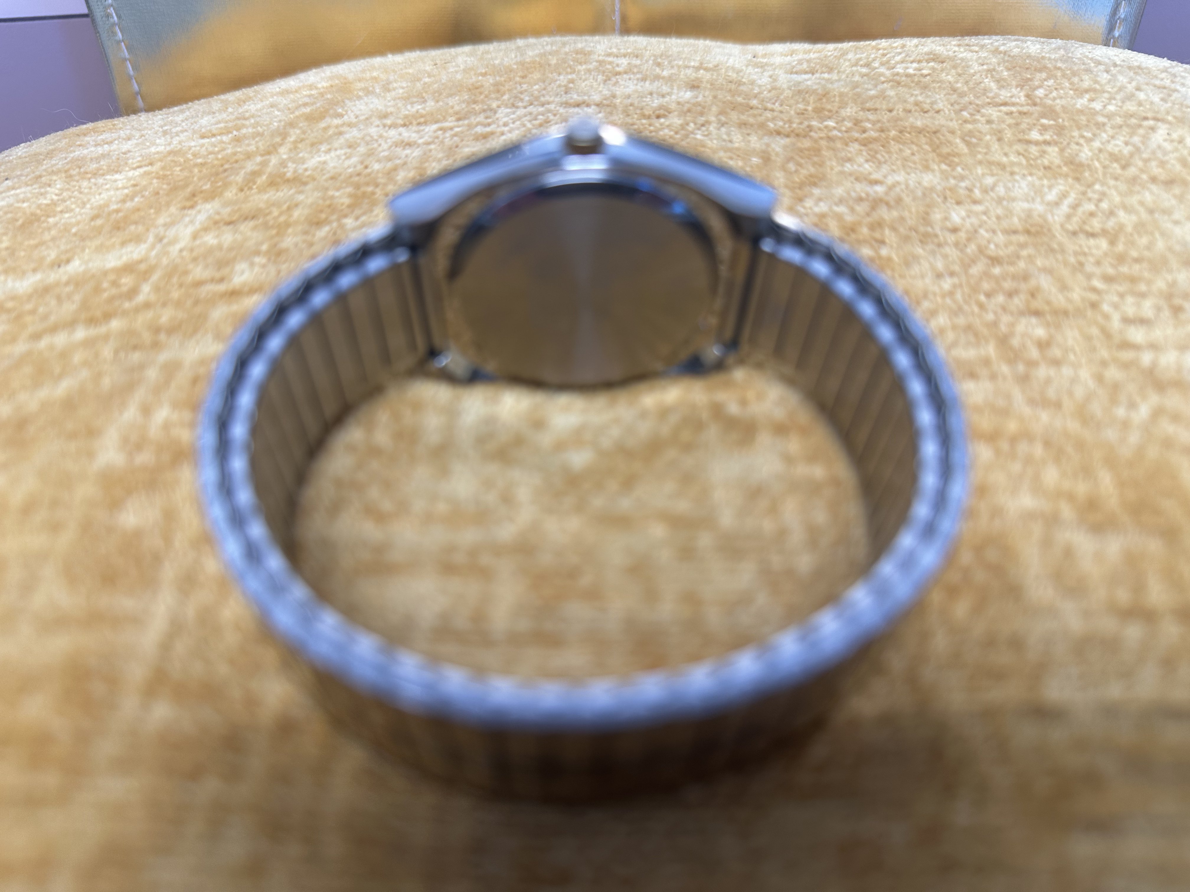 Swatch Two-Tone Expansion Bracelet Watch - angle 2