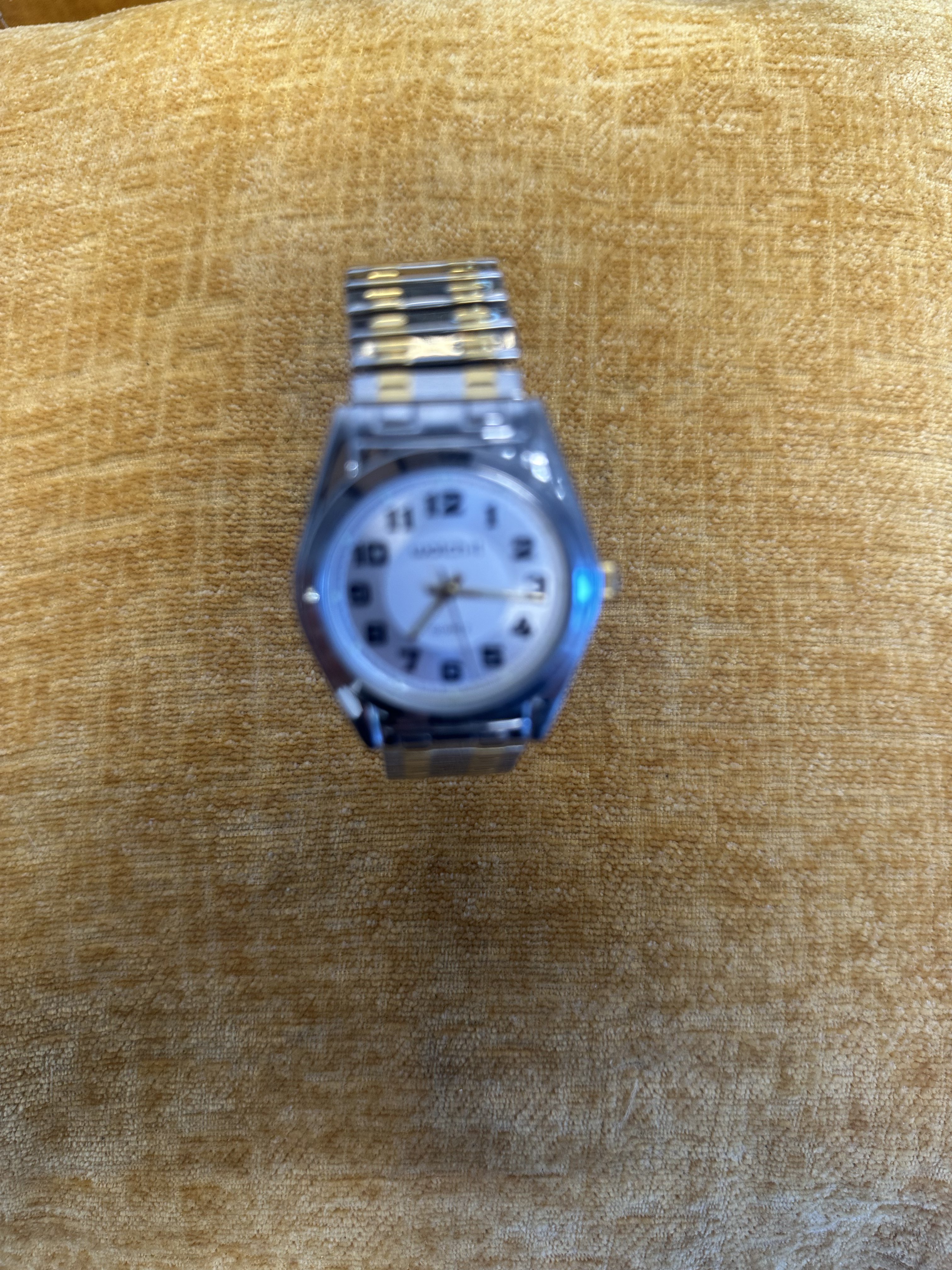 Swatch Two-Tone Expansion Bracelet Watch - angle 1