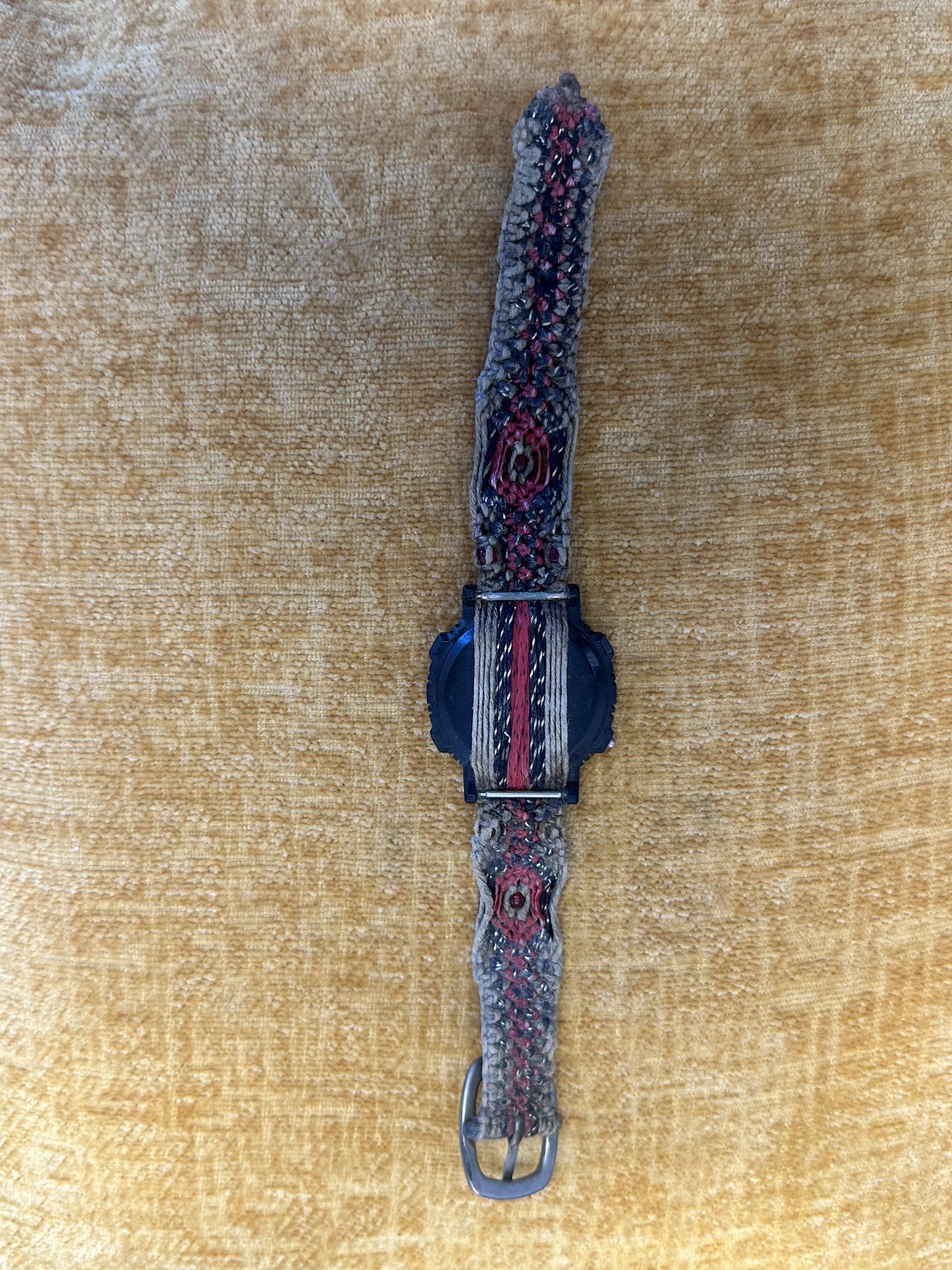 Unbranded Digital Sport Watch with Woven Strap - angle 2