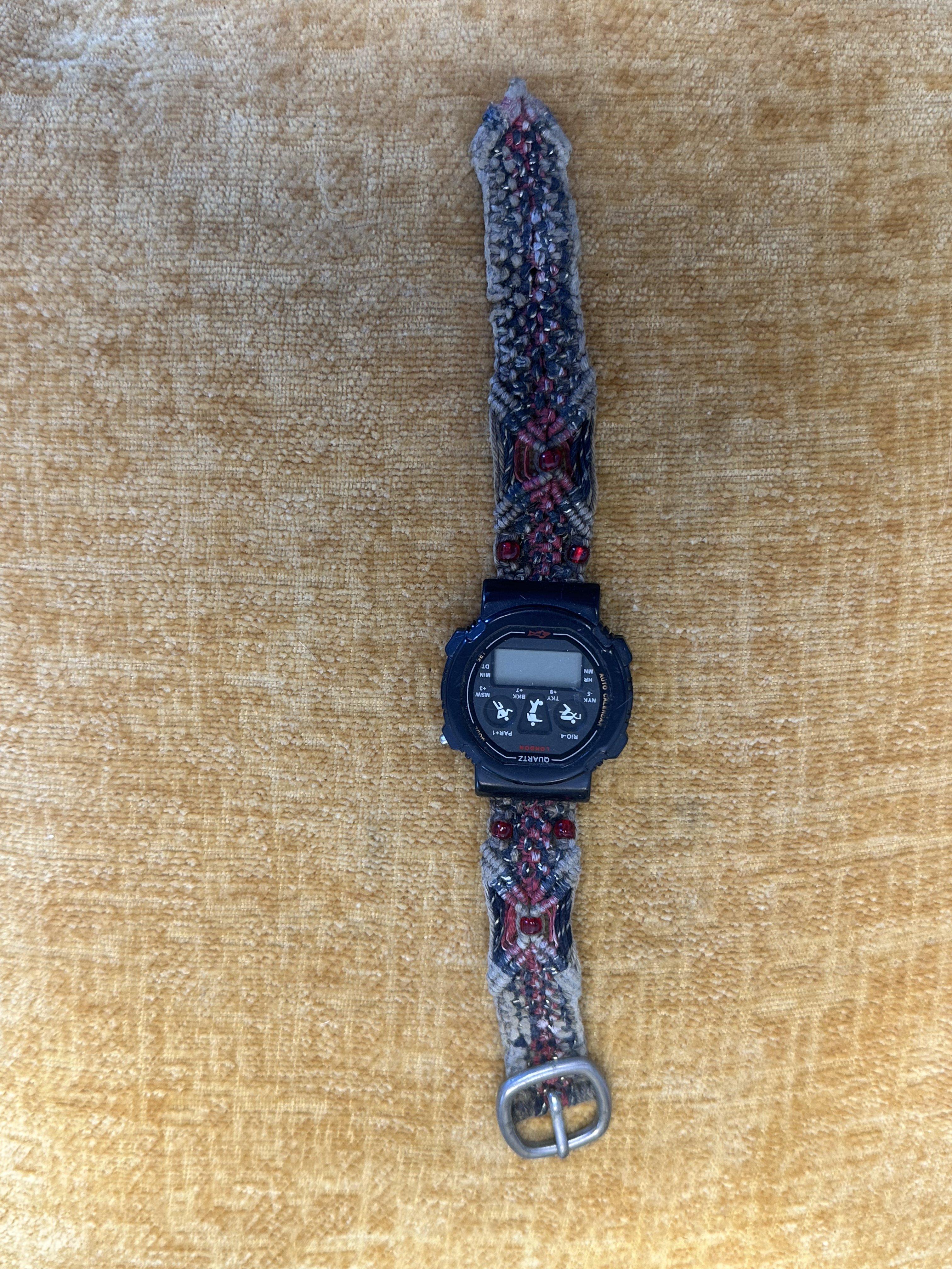 Unbranded Digital Sport Watch with Woven Strap - angle 1