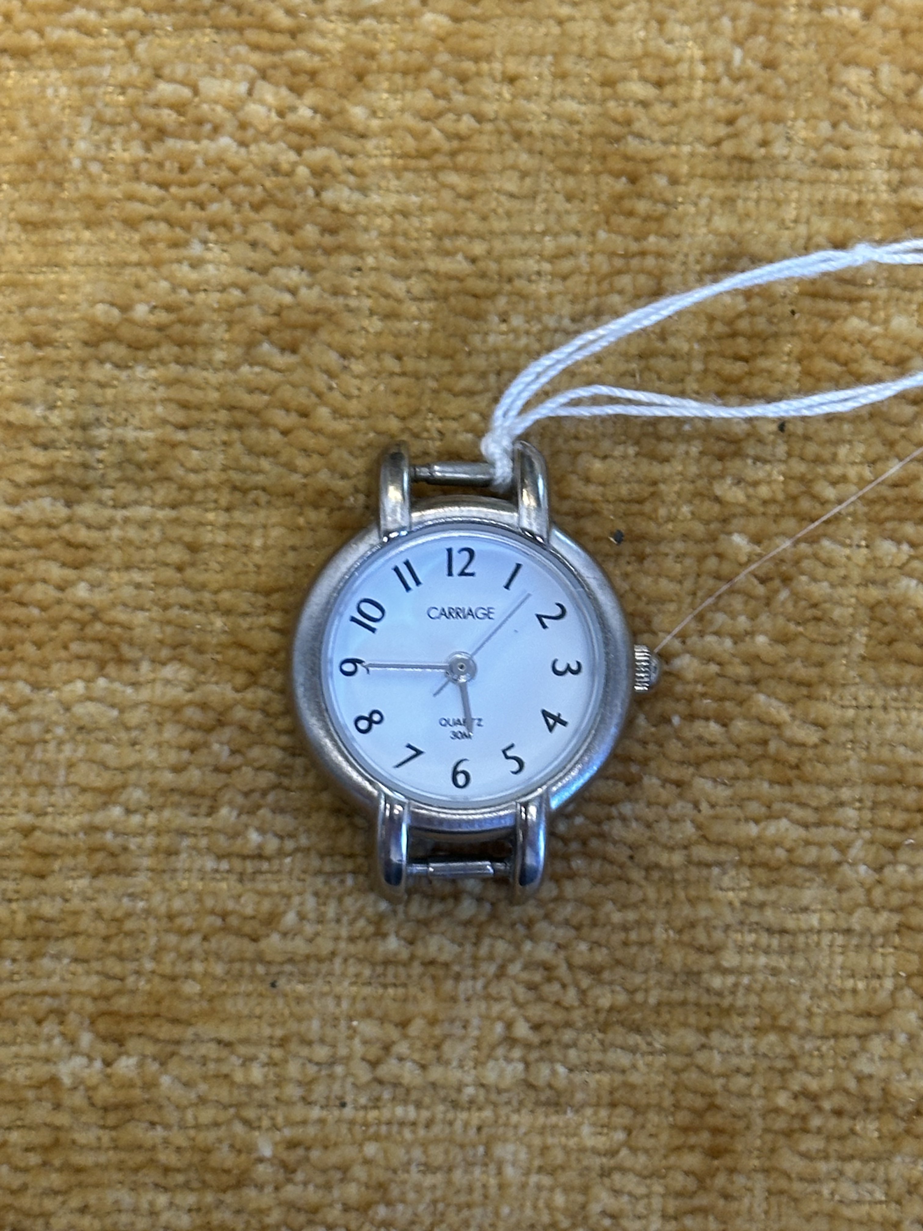 Carriage Round Pendant Watch Head - angle 1