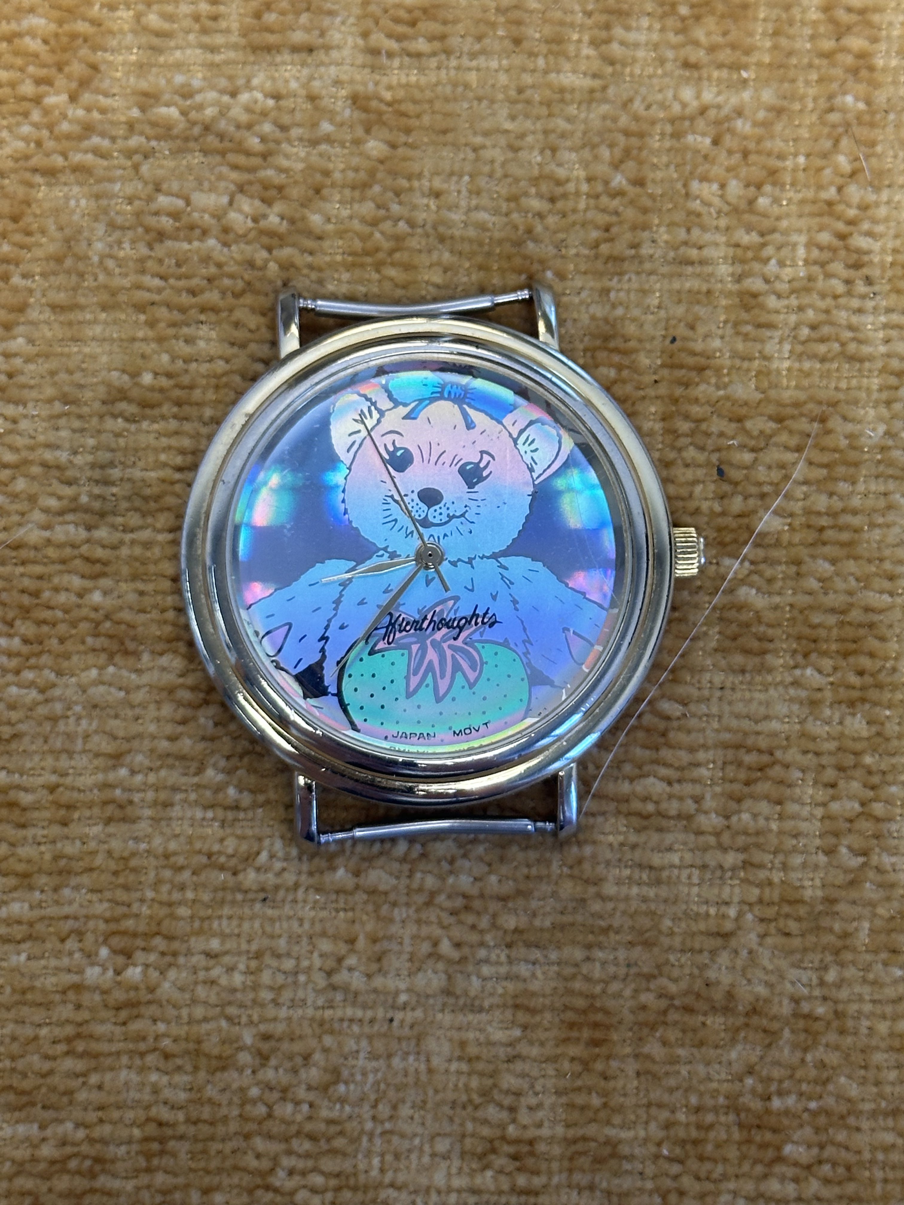 Afterthoughts Holographic Teddy Bear Dial - angle 1