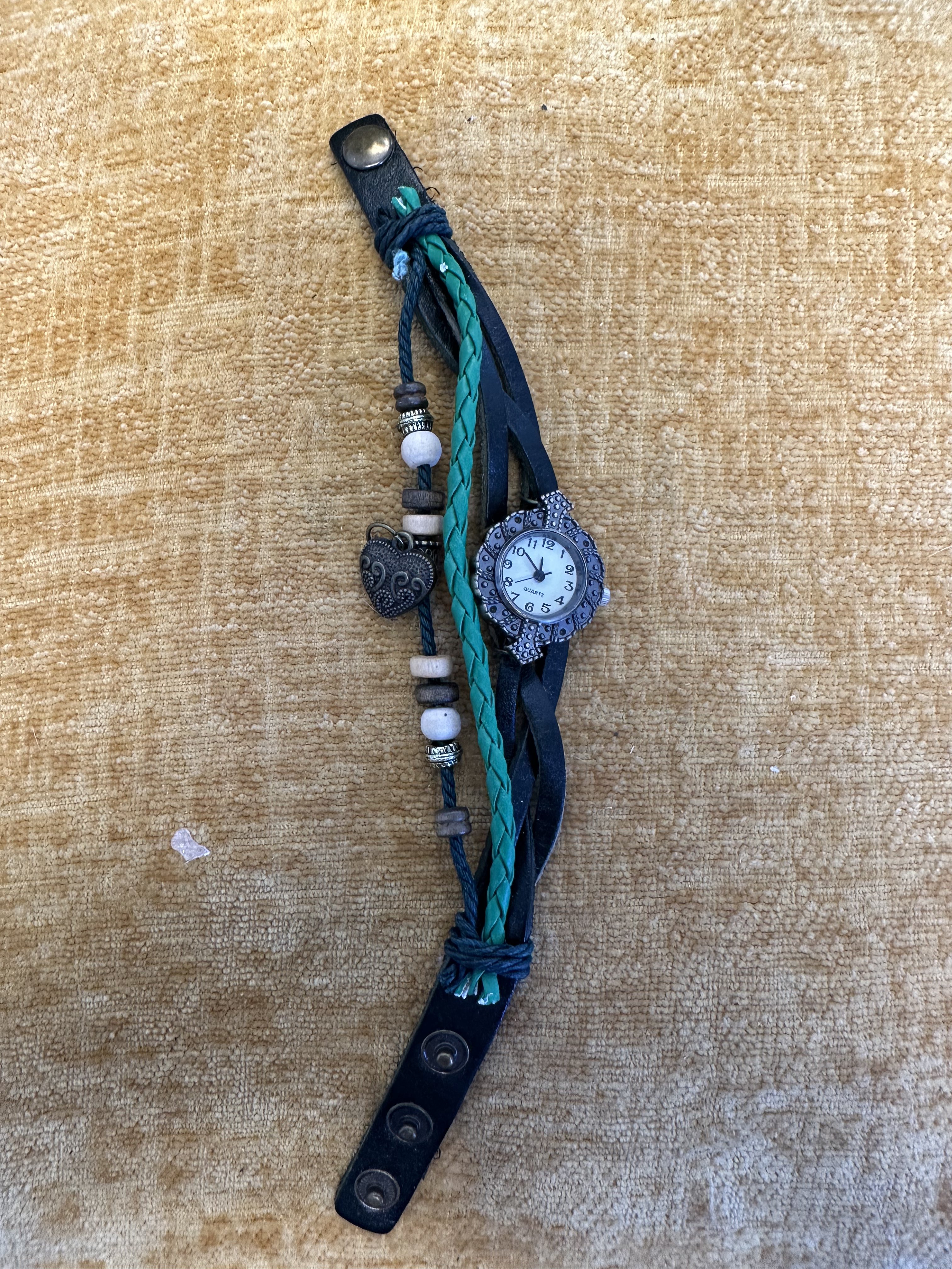 Unbranded Multi-strand Leather Boho Charm Watch - angle 1