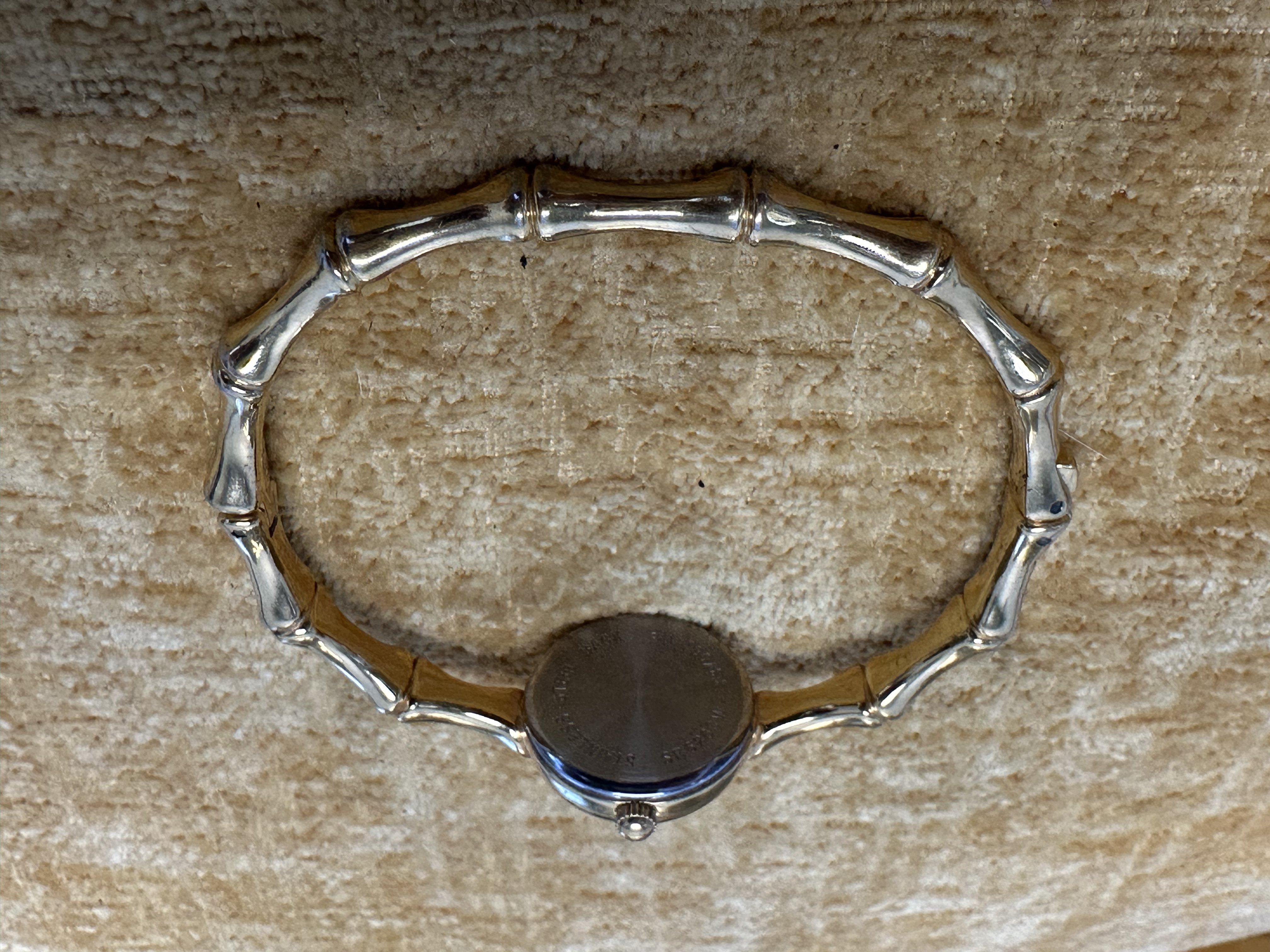 Unbranded Bamboo Bangle Watch - angle 2