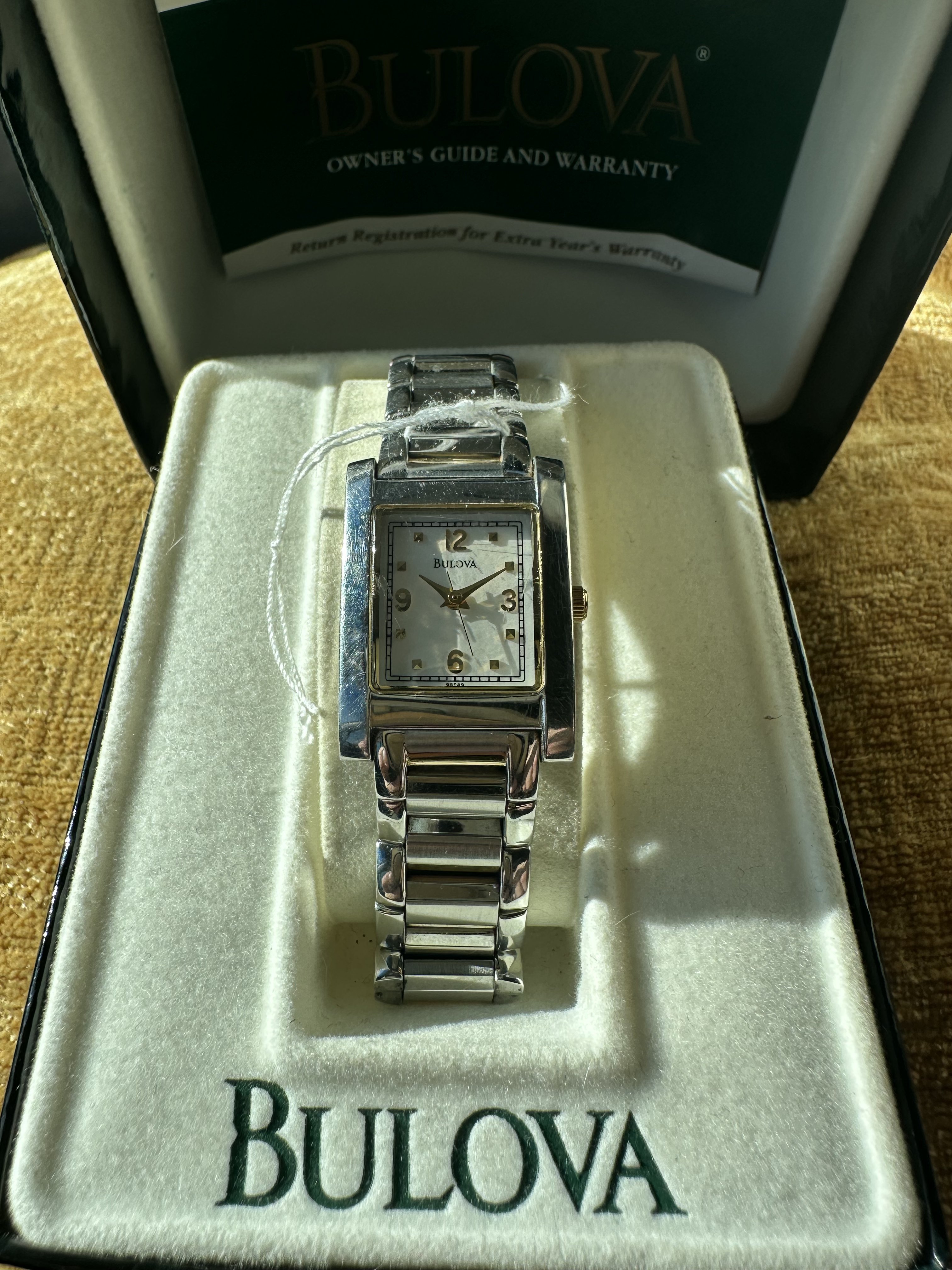 Bulova Rectangular Dress Watch - angle 1