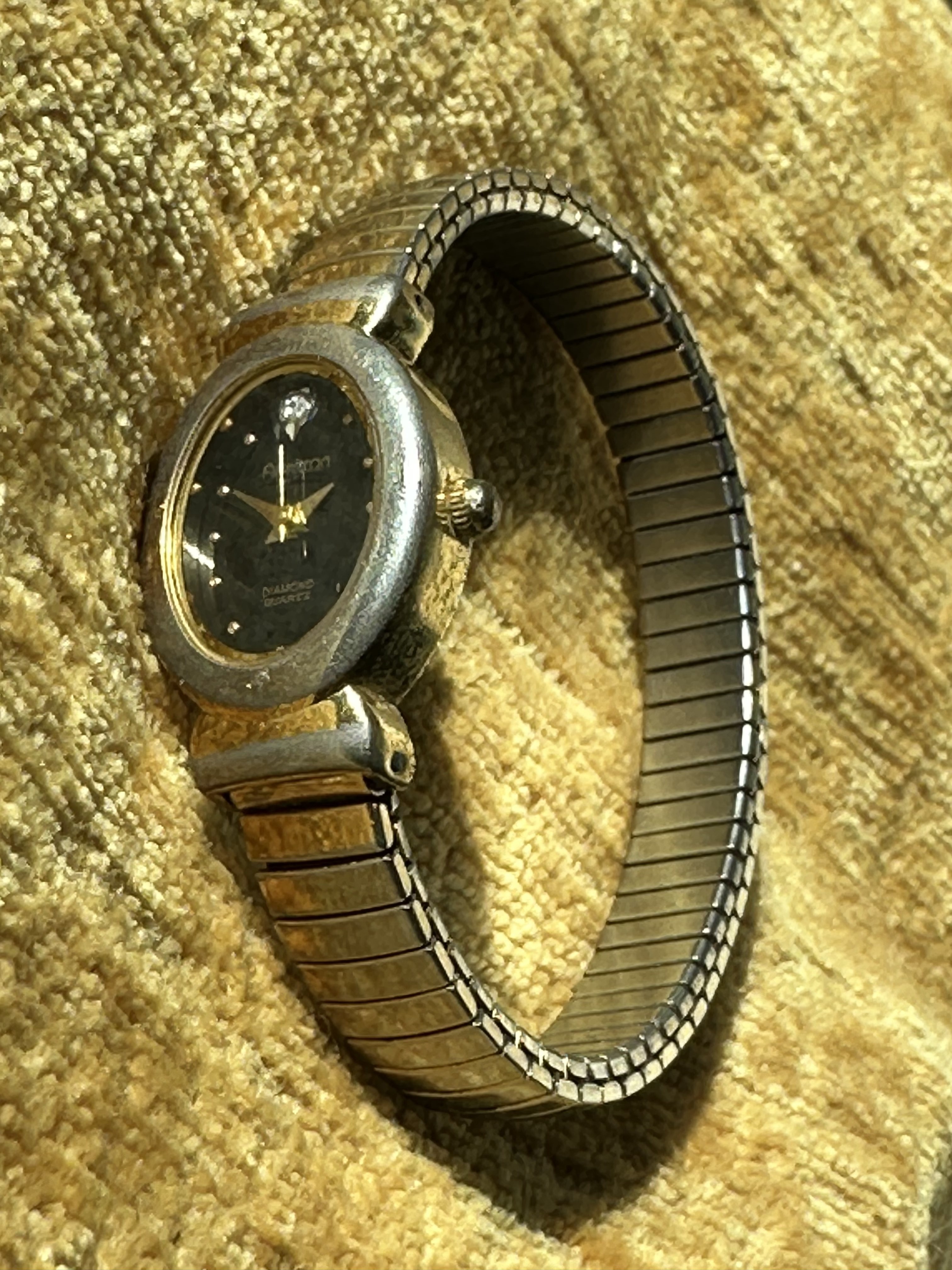 Armitron Diamond Accent Expansion Bracelet Watch - angle 1